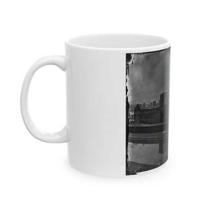 Richmond, Va. Ruins Of State Arsenal From The Canal (U.S. Civil War) White Coffee Mug-The Sticker Space