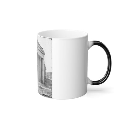 Richmond, Va. Ruins of the Exchange Bank (Main Street) With the Facade Nearly Intact (U.S. Civil War) Color Morphing Mug 11oz-11oz-The Sticker Space