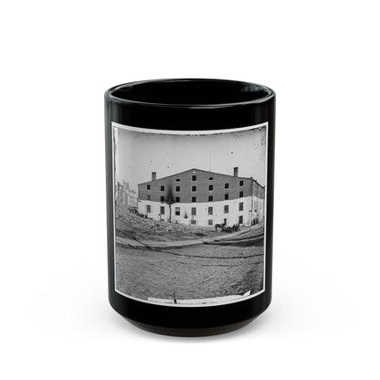 Richmond, Va. Side And Rear View Of Libby Prison (U.S. Civil War) Black Coffee Mug-15oz-The Sticker Space