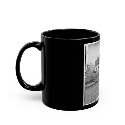 Richmond, Va. Side And Rear View Of Libby Prison (U.S. Civil War) Black Coffee Mug-The Sticker Space