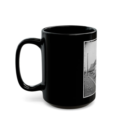 Richmond, Va. Side View Of Libby Prison (U.S. Civil War) Black Coffee Mug-The Sticker Space