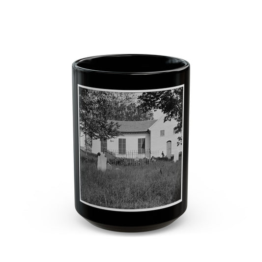 Richmond, Va. St. John's Church From Graveyard (U.S. Civil War) Black Coffee Mug-15oz-The Sticker Space