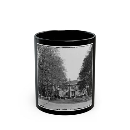 Richmond, Va. The Governor's Mansion (U.S. Civil War) Black Coffee Mug-11oz-The Sticker Space