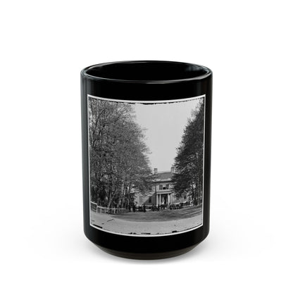 Richmond, Va. The Governor's Mansion (U.S. Civil War) Black Coffee Mug-15oz-The Sticker Space