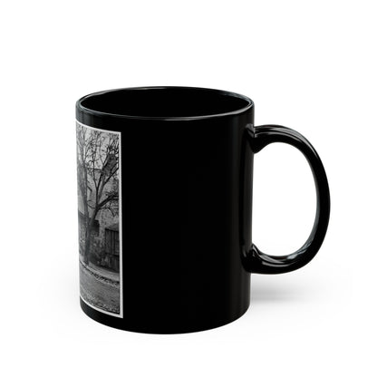 Richmond, Va. The Old Stone House ( Washington's Headquarters, 1916 East Main Street (U.S. Civil War) Black Coffee Mug-The Sticker Space