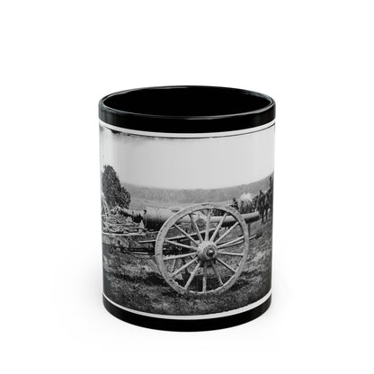 Richmond, Va., Vicinity. 1st New York Pettit's Battery, Artillery (U.S. Civil War) Black Coffee Mug-11oz-The Sticker Space