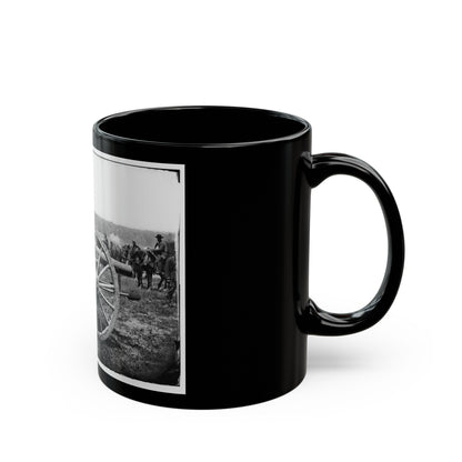 Richmond, Va., Vicinity. 1st New York Pettit's Battery, Artillery (U.S. Civil War) Black Coffee Mug-The Sticker Space