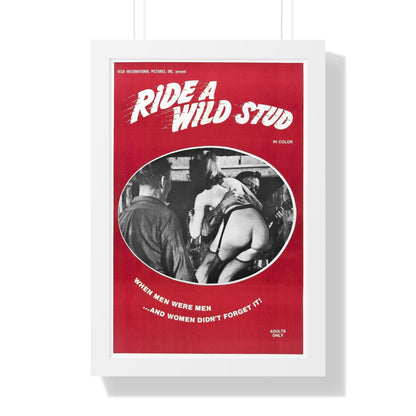 RIDE A WILD STUD 1969 - Framed Movie Poster-16″ x 24″-The Sticker Space