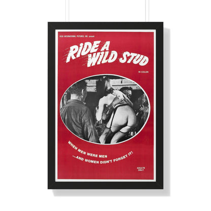 RIDE A WILD STUD 1969 - Framed Movie Poster-20" x 30"-The Sticker Space