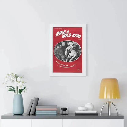 RIDE A WILD STUD 1969 - Framed Movie Poster - The Sticker Space