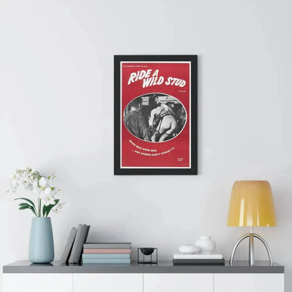 RIDE A WILD STUD 1969 - Framed Movie Poster - The Sticker Space