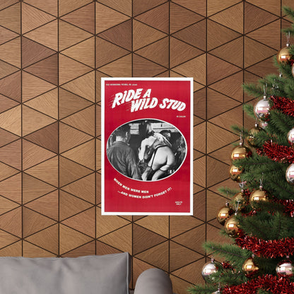 RIDE A WILD STUD 1969 - Paper Movie Poster-The Sticker Space