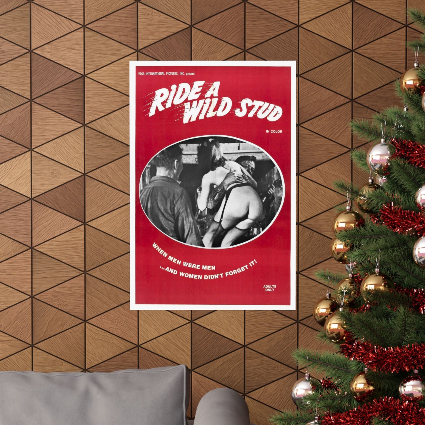 RIDE A WILD STUD 1969 - Paper Movie Poster-The Sticker Space