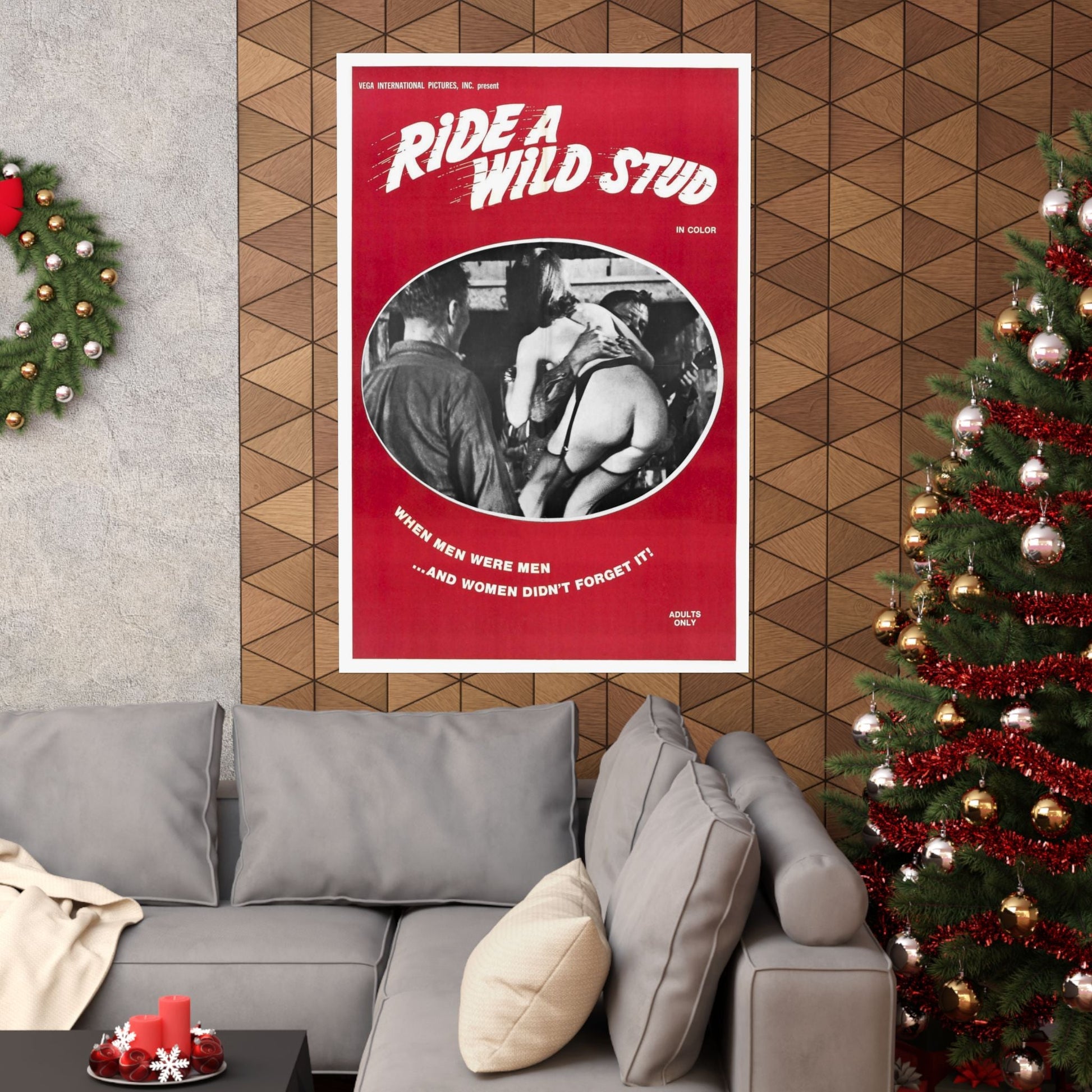 RIDE A WILD STUD 1969 - Paper Movie Poster-The Sticker Space