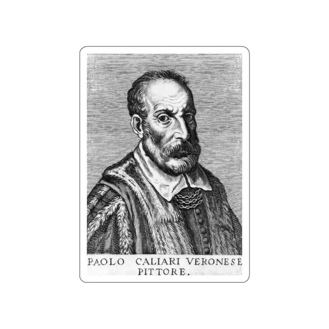 RIDOLFI, Carlo - Paolo Veronese (Artwork) STICKER Vinyl Die-Cut Decal White Die-Cut 3 Inch - The Sticker Space