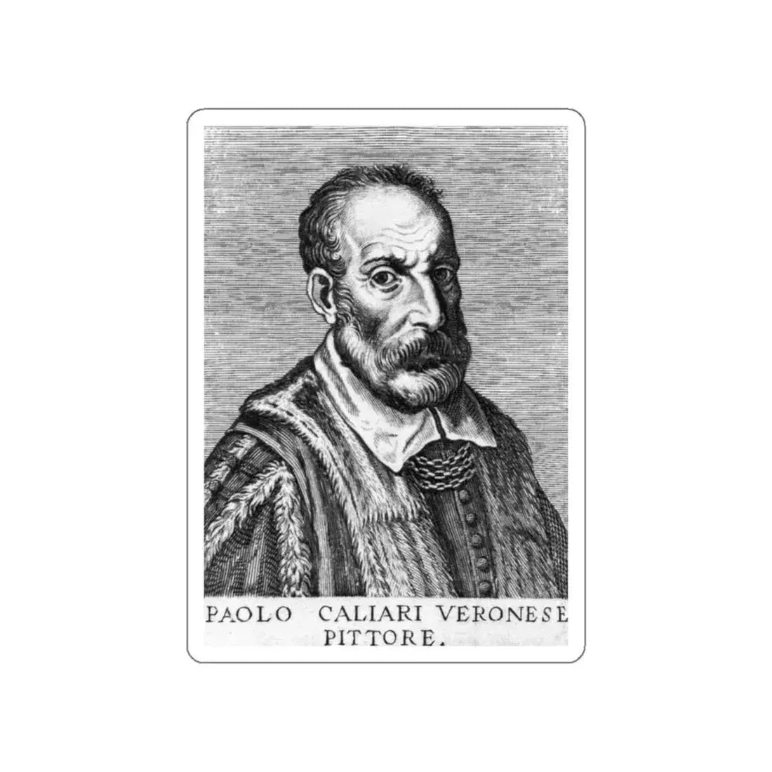 RIDOLFI, Carlo - Paolo Veronese (Artwork) STICKER Vinyl Die-Cut Decal White Die-Cut 4 Inch - The Sticker Space