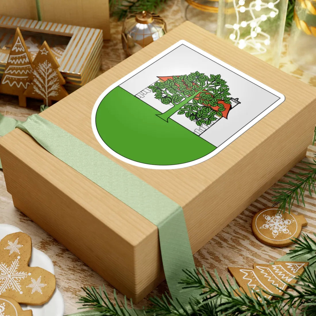 Ried-coat of arms (Switzerland) (Coat of Arms) STICKER Vinyl Kiss-Cut Decal - The Sticker Space