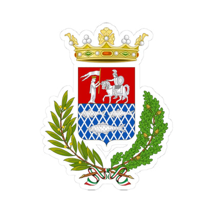Rieti-Stemma (Italy) (Coat of Arms) STICKER Vinyl Kiss-Cut Decal 3 Inch White - The Sticker Space