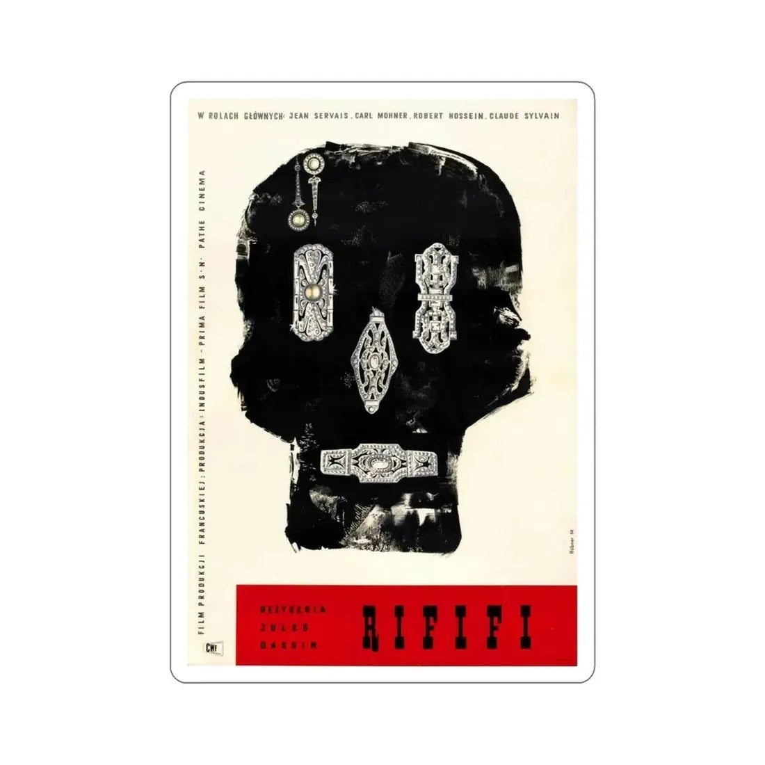 Rififi 1956 Movie Poster STICKER Vinyl Die-Cut Decal 6 Inch - The Sticker Space