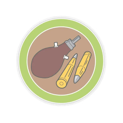 Rifle Shooting (Boy Scout Merit Badge) STICKER Vinyl Kiss-Cut Decal 2 Inch Transparent - The Sticker Space