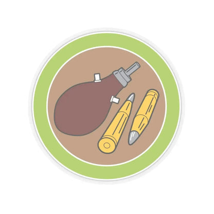 Rifle Shooting (Boy Scout Merit Badge) STICKER Vinyl Kiss-Cut Decal 4 Inch Transparent - The Sticker Space