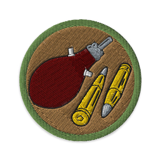 Rifle Shooting (Boy Scouts Merit Badge) Embroidered Patch-The Sticker Space