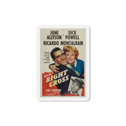 Right Cross 1950 Movie Poster Refrigerator Magnet 5 Inch - The Sticker Space