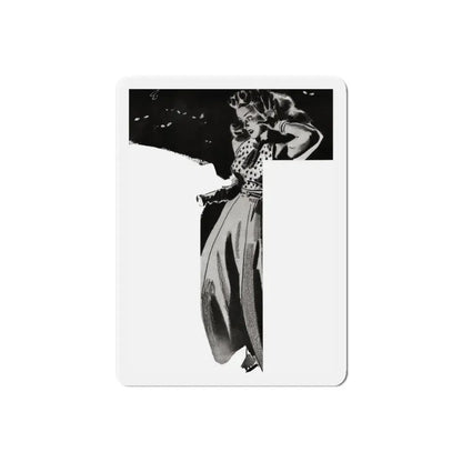 Right Turn To Danger, Liberty magazine, December 2, 1939 (Magazine Illustration) Refrigerator Magnet - The Sticker Space