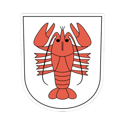 Rikon coat of arms (Switzerland) (Coat of Arms) STICKER Vinyl Kiss-Cut Decal 4 Inch White - The Sticker Space