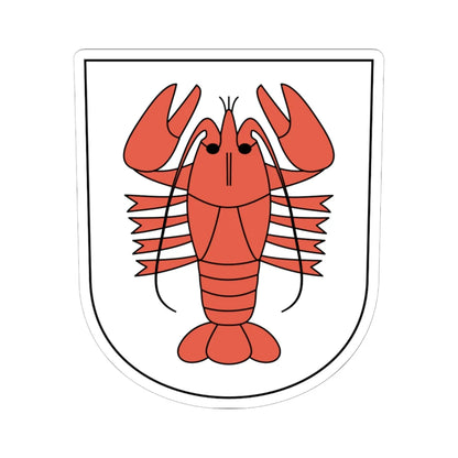 Rikon coat of arms (Switzerland) (Coat of Arms) STICKER Vinyl Kiss-Cut Decal 6 Inch White - The Sticker Space