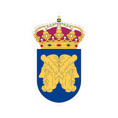 Riksarkivet vapen (Sweden) (Coat of Arms) STICKER Vinyl Kiss-Cut Decal 2 Inch White - The Sticker Space