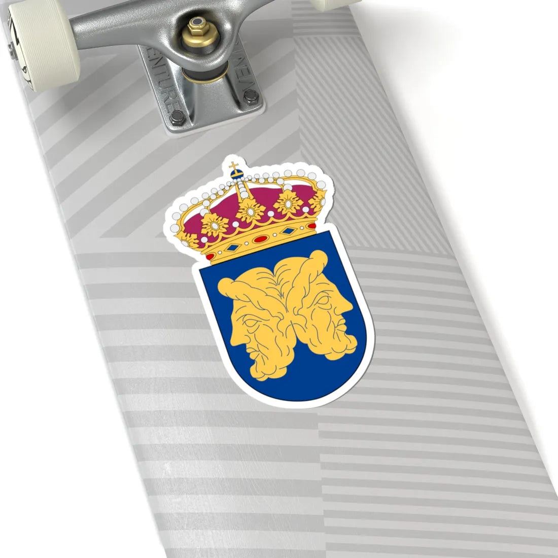 Riksarkivet vapen (Sweden) (Coat of Arms) STICKER Vinyl Kiss-Cut Decal - The Sticker Space