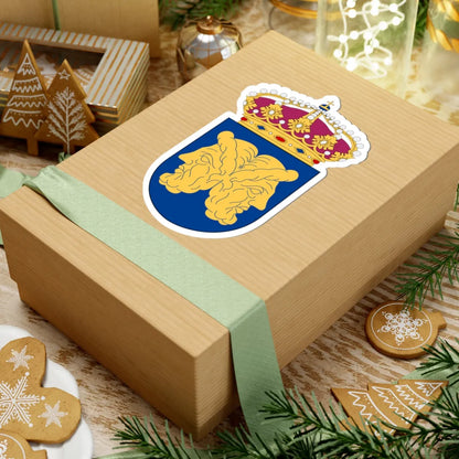 Riksarkivet vapen (Sweden) (Coat of Arms) STICKER Vinyl Kiss-Cut Decal - The Sticker Space