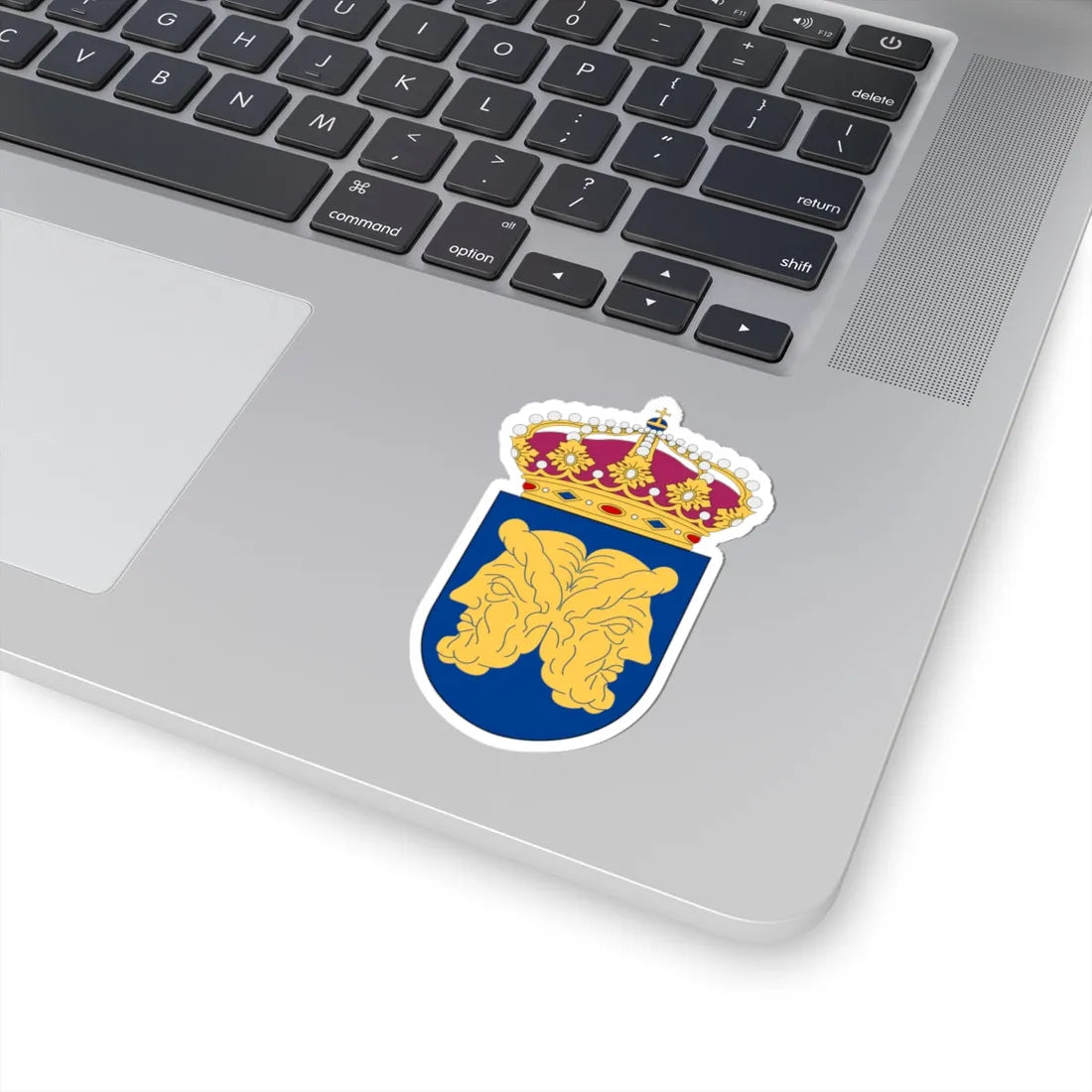 Riksarkivet vapen (Sweden) (Coat of Arms) STICKER Vinyl Kiss-Cut Decal - The Sticker Space