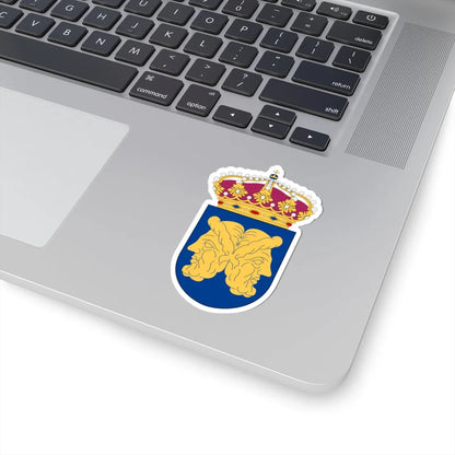 Riksarkivet vapen (Sweden) (Coat of Arms) STICKER Vinyl Kiss-Cut Decal - The Sticker Space