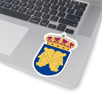 Riksarkivet vapen (Sweden) (Coat of Arms) STICKER Vinyl Kiss-Cut Decal - The Sticker Space