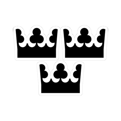 Riksdagen (Sweden) (Coat of Arms) STICKER Vinyl Kiss-Cut Decal 3 Inch White - The Sticker Space