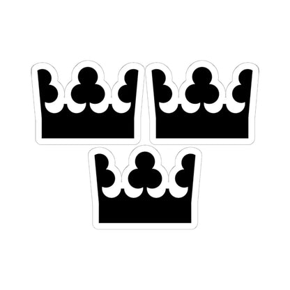 Riksdagen (Sweden) (Coat of Arms) STICKER Vinyl Kiss-Cut Decal 6 Inch White - The Sticker Space
