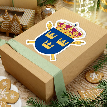 Riksåklagaren vapen (Sweden) (Coat of Arms) STICKER Vinyl Kiss-Cut Decal - The Sticker Space