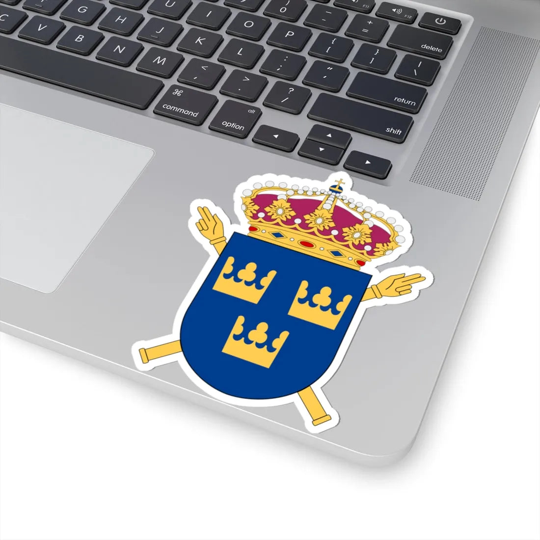 Riksåklagaren vapen (Sweden) (Coat of Arms) STICKER Vinyl Kiss-Cut Decal - The Sticker Space