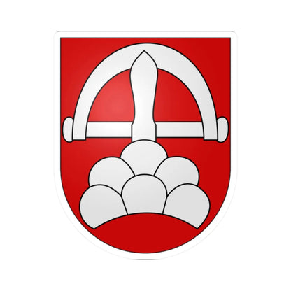 Ringgenberg-coat of arms (Switzerland) (Coat of Arms) STICKER Vinyl Kiss-Cut Decal 2 Inch White - The Sticker Space