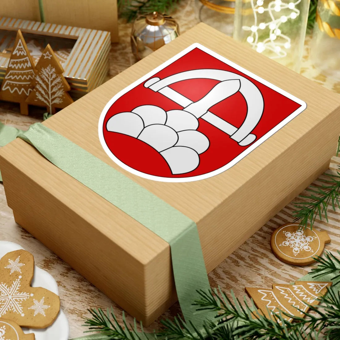 Ringgenberg-coat of arms (Switzerland) (Coat of Arms) STICKER Vinyl Kiss-Cut Decal - The Sticker Space