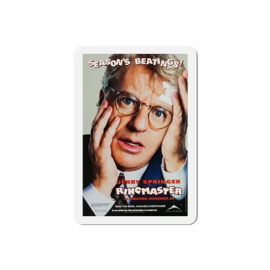 Ringmaster 1998 Movie Poster Refrigerator Magnet - The Sticker Space