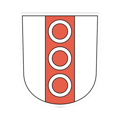 Ringwil coat of arms (Switzerland) (Coat of Arms) STICKER Vinyl Kiss-Cut Decal 2 Inch White - The Sticker Space