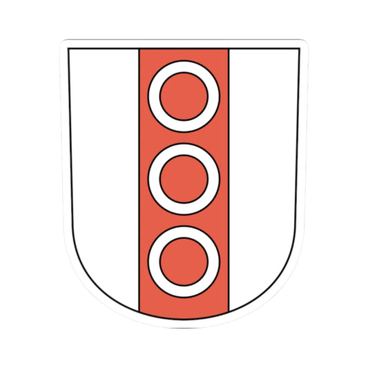 Ringwil coat of arms (Switzerland) (Coat of Arms) STICKER Vinyl Kiss-Cut Decal 2 Inch White - The Sticker Space