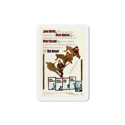 Rio Bravo 1959 Movie Poster Refrigerator Magnet 4 Inch - The Sticker Space