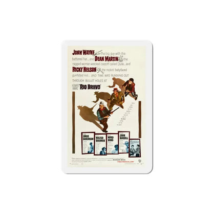 Rio Bravo 1959 Movie Poster Refrigerator Magnet - The Sticker Space