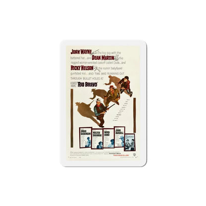 Rio Bravo 1959 Movie Poster Refrigerator Magnet - The Sticker Space