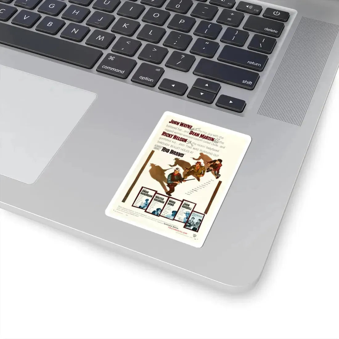 Rio Bravo 1959 Movie Poster - STICKER Vinyl Kiss-Cut Decal - The Sticker Space