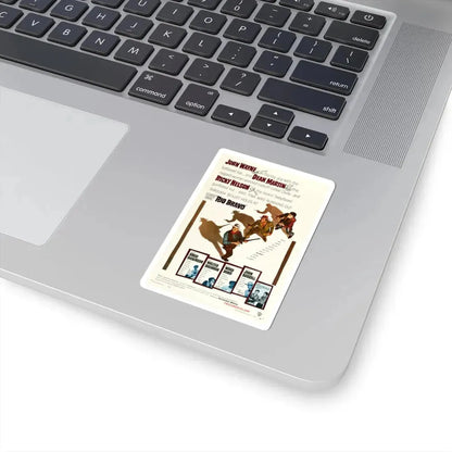 Rio Bravo 1959 Movie Poster - STICKER Vinyl Kiss-Cut Decal - The Sticker Space